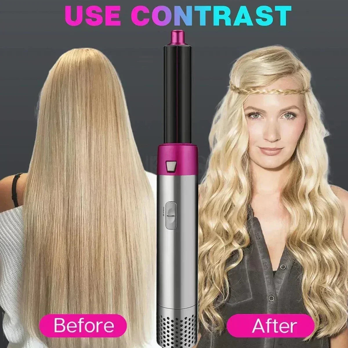 Plancha para el pelo 5 en 1