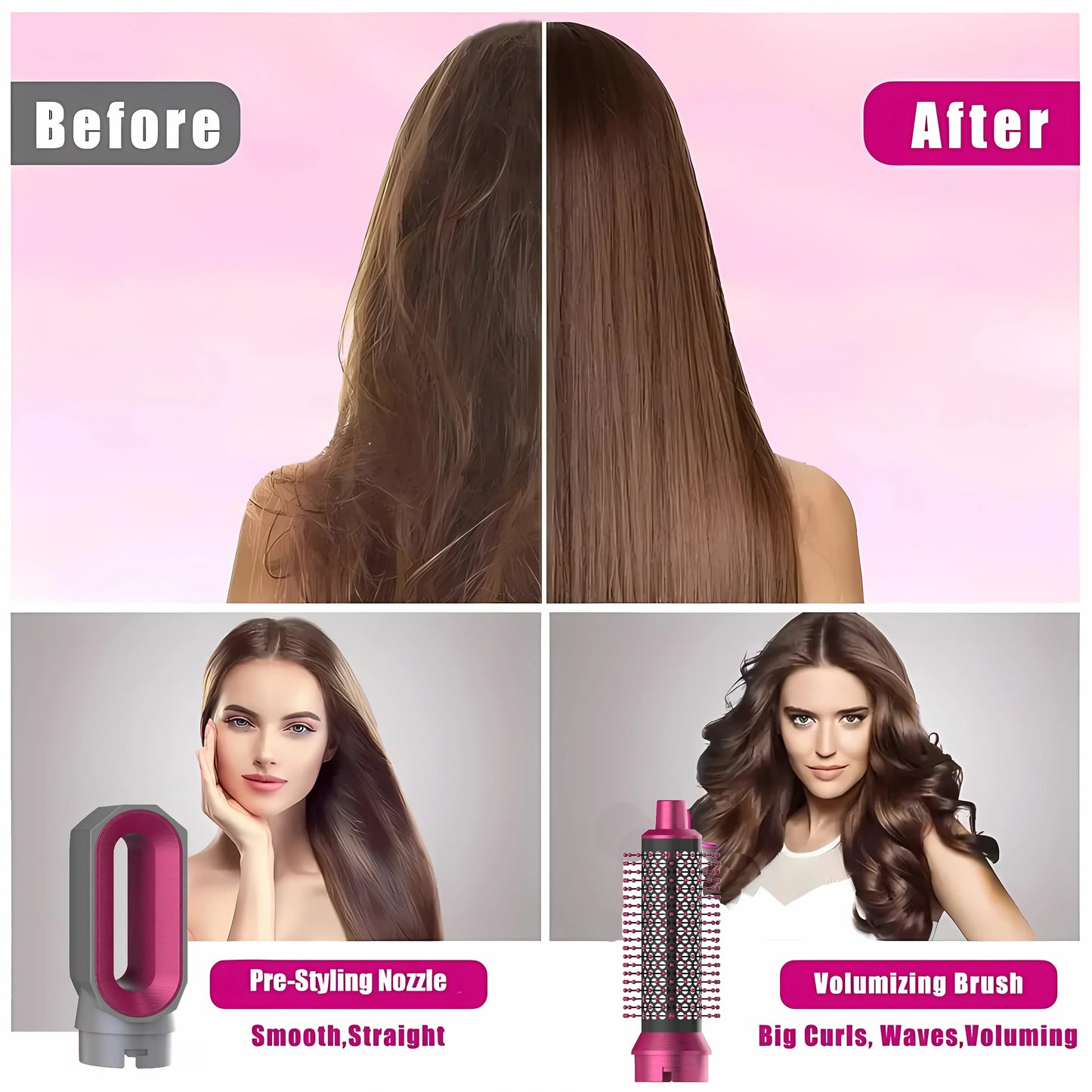 Plancha para el pelo 5 en 1
